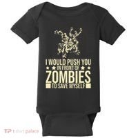 Funny Zombie Apocalypse Survivor Living Dead Zombies Baby Bodysuit thumb 0