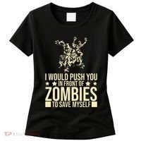 Funny Zombie Apocalypse Survivor Living Dead Zombies Women's T-Shirt thumb 0