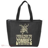 Funny Zombie Apocalypse Survivor Living Dead Zombies Tote Bag thumb 0