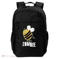 Funny Zombee Bee Zombie Halloween Bumblebee Brain Spooky Pun Backpack thumb 0