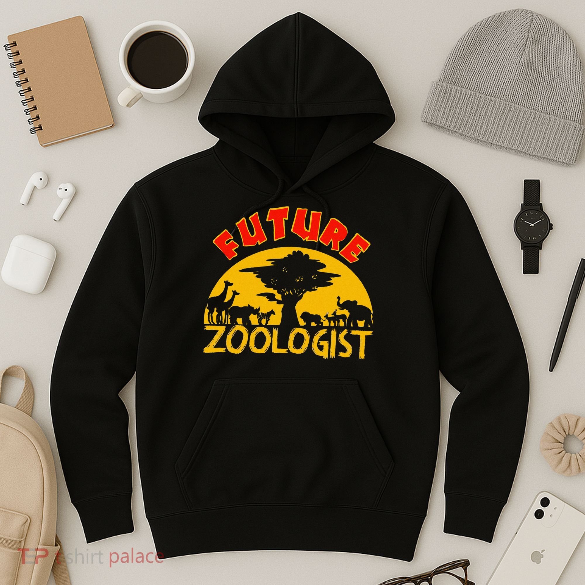 Future Zoologist Cute Zoology Students Funny Zoo Keeper Gift Hoodie