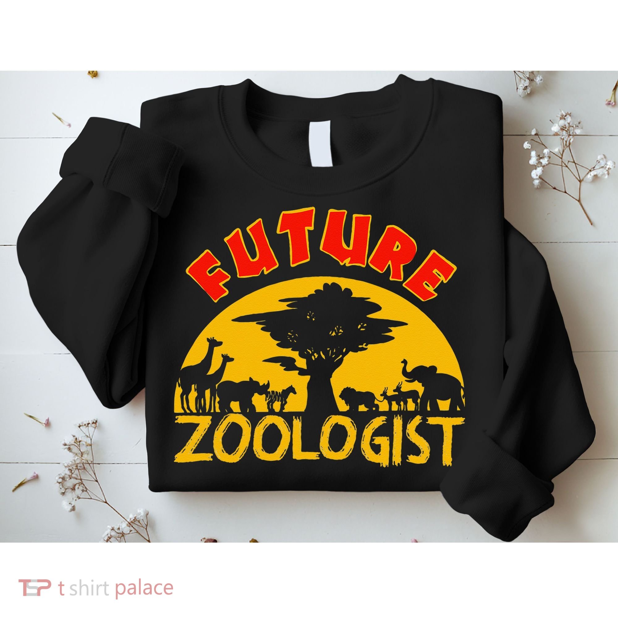 Future Zoologist Cute Zoology Students Funny Zoo Keeper Gift Sweatshirt