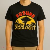 Future Zoologist Cute Zoology Students Funny Zoo Keeper Gift T-Shirt thumb 3