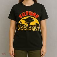 Future Zoologist Cute Zoology Students Funny Zoo Keeper Gift T-Shirt thumb 4
