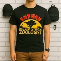 Future Zoologist Cute Zoology Students Funny Zoo Keeper Gift T-Shirt thumb 6