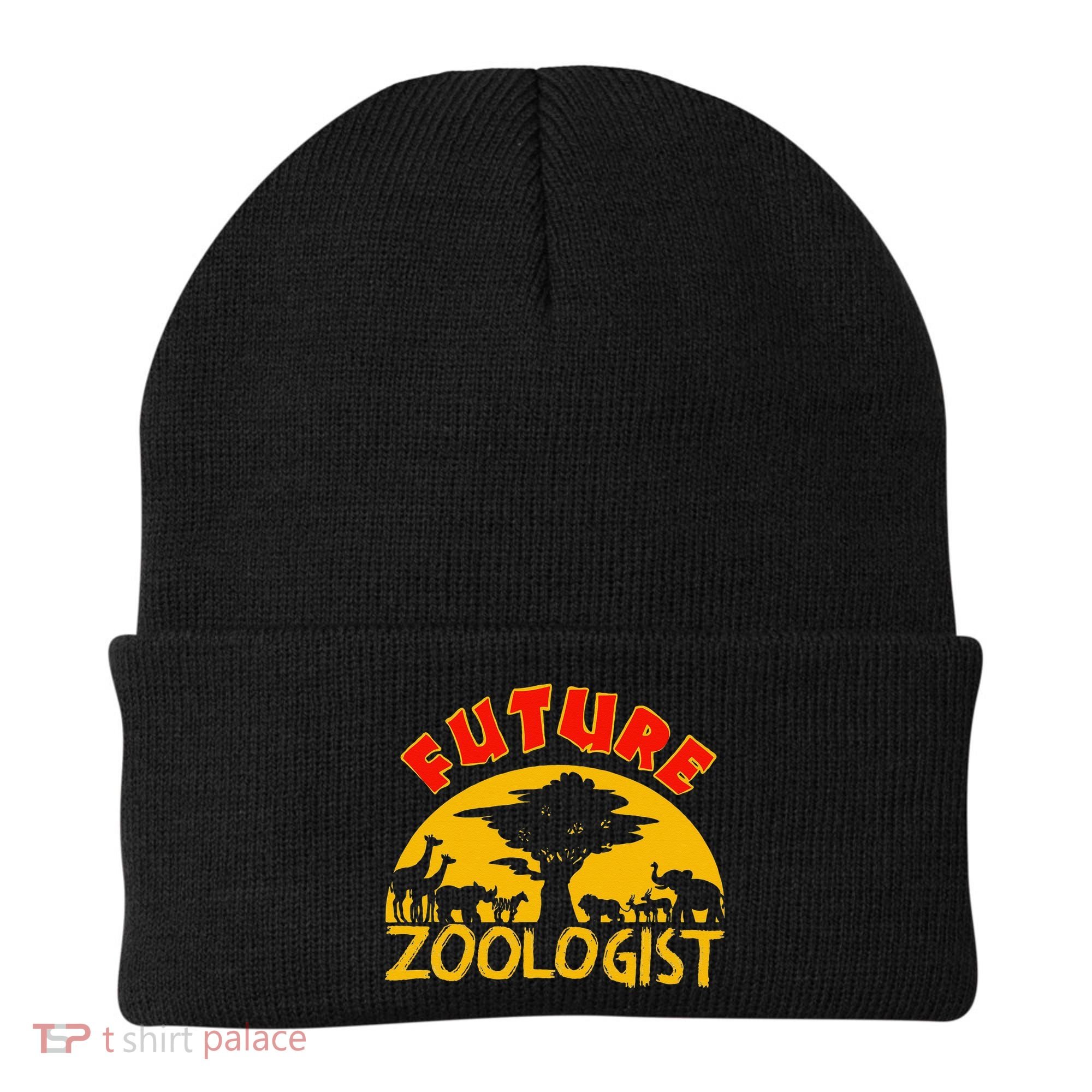 Future Zoologist Cute Zoology Students Funny Zoo Keeper Gift Beanie