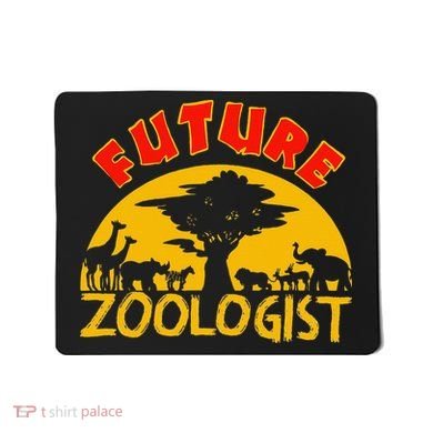Future Zoologist Cute Zoology Students Funny Zoo Keeper Gift Mousepad