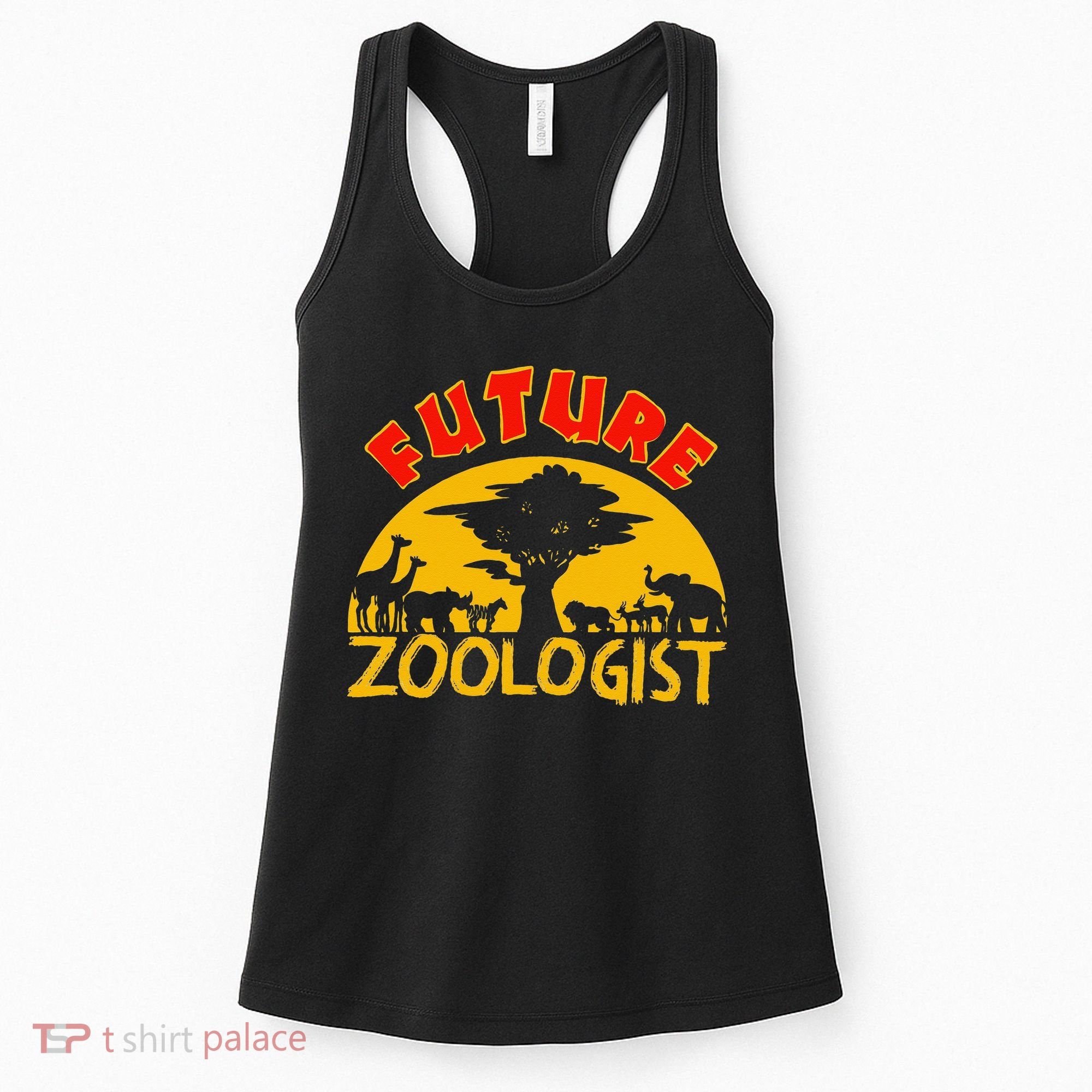 Future Zoologist Cute Zoology Students Funny Zoo Keeper Gift Women's Tank Top