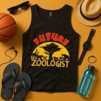 Future Zoologist Cute Zoology Students Funny Zoo Keeper Gift Tank Top thumb 4