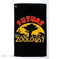 Future Zoologist Cute Zoology Students Funny Zoo Keeper Gift Golf Towel thumb 0