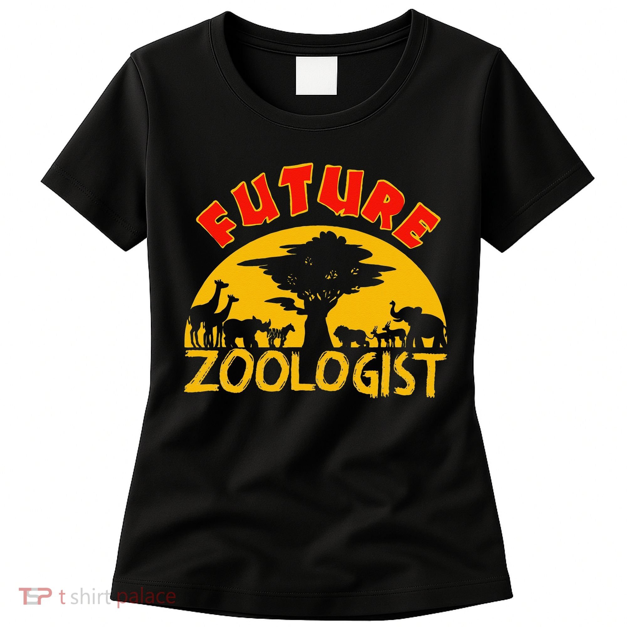 Future Zoologist Cute Zoology Students Funny Zoo Keeper Gift Women's T-Shirt
