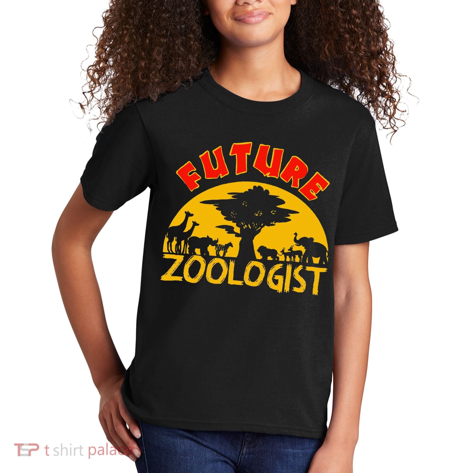 Future Zoologist Cute Zoology Students Funny Zoo Keeper Gift Kids T-Shirt