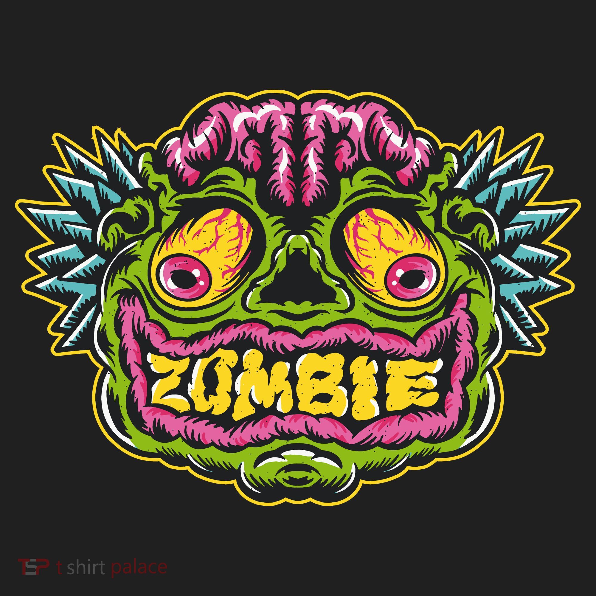Funny Zombie Face Halloween Women's Sweatshirt