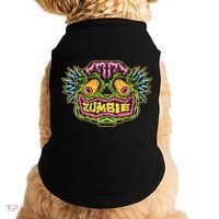 Funny Zombie Face Halloween Doggie Tank thumb 0