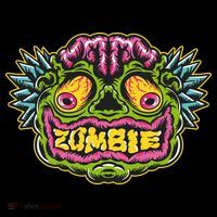 Funny Zombie Face Halloween Bucket Hat thumb 4
