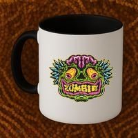 Funny Zombie Face Halloween Coffee Mug thumb 2
