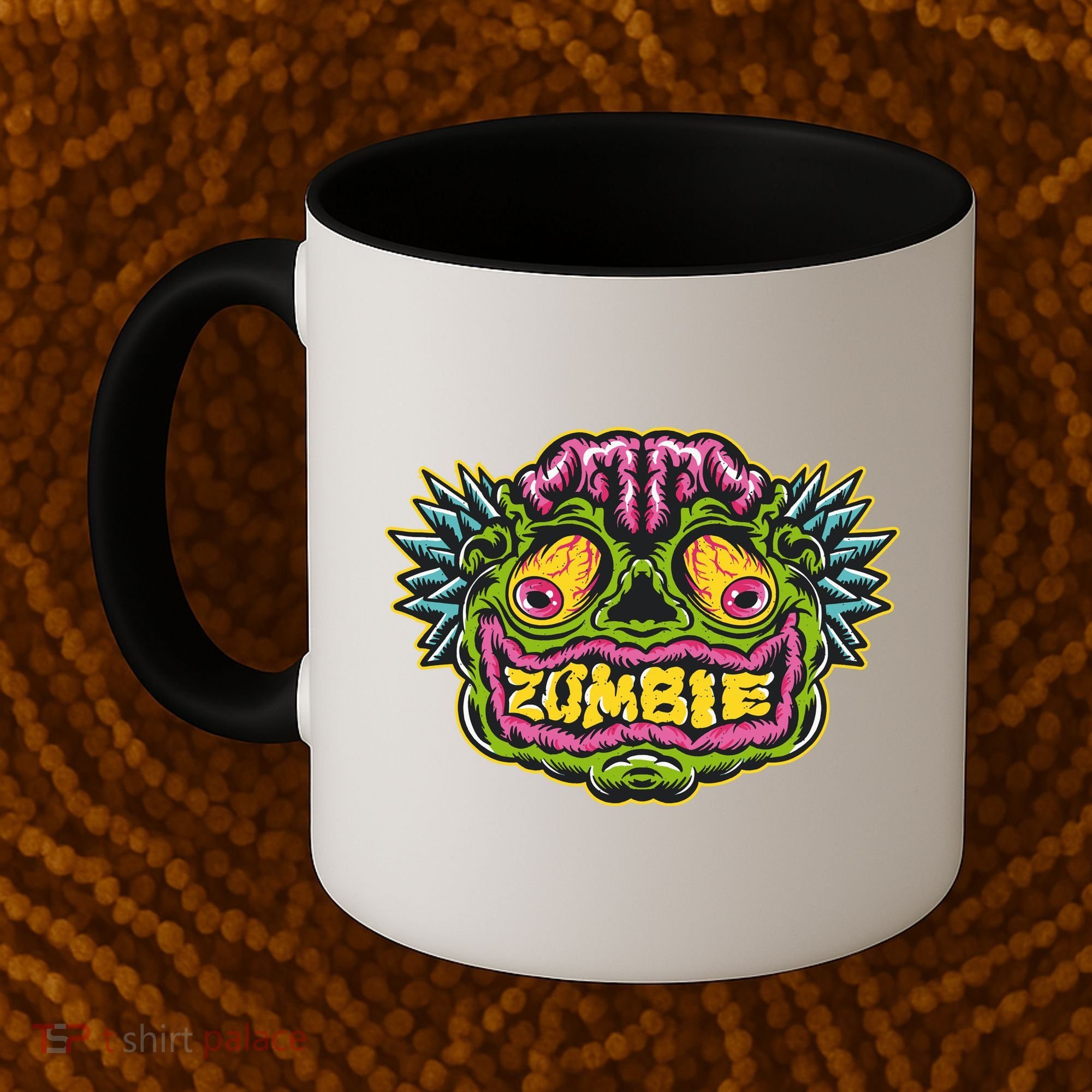 Funny Zombie Face Halloween Coffee Mug