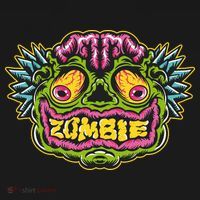 Funny Zombie Face Halloween Pajama Set thumb 2