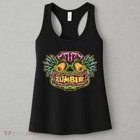 Funny Zombie Face Halloween Women's Tank Top thumb 3