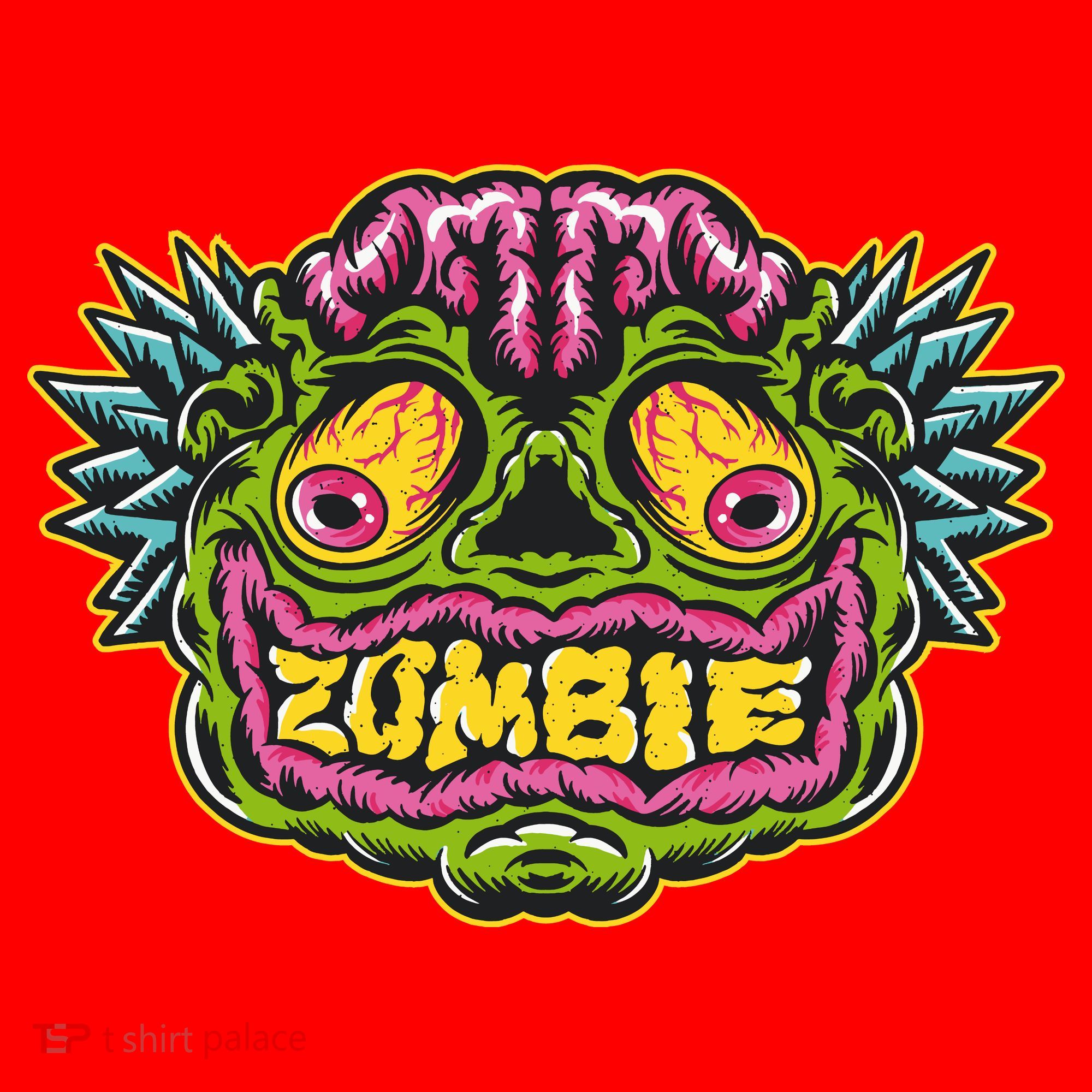 Funny Zombie Face Halloween Santa Hat