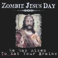 Funny Zombie Jesus Day He Has Risen Sarcastic Easter Women's Sweatshirt thumb 2