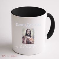Funny Zombie Jesus Day He Has Risen Sarcastic Easter Coffee Mug thumb 1