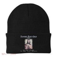 Funny Zombie Jesus Day He Has Risen Sarcastic Easter Beanie thumb 0
