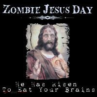 Funny Zombie Jesus Day He Has Risen Sarcastic Easter Tank Top thumb 6