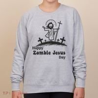 Funny Zombie Jesus Women's Sweatshirt thumb 0
