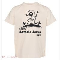 Funny Zombie Jesus Toddler T-Shirt thumb 0