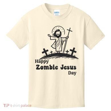 Funny Zombie Jesus Kids T-Shirt