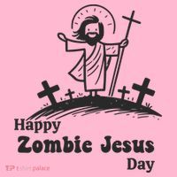 Funny Zombie Jesus Coaster thumb 2