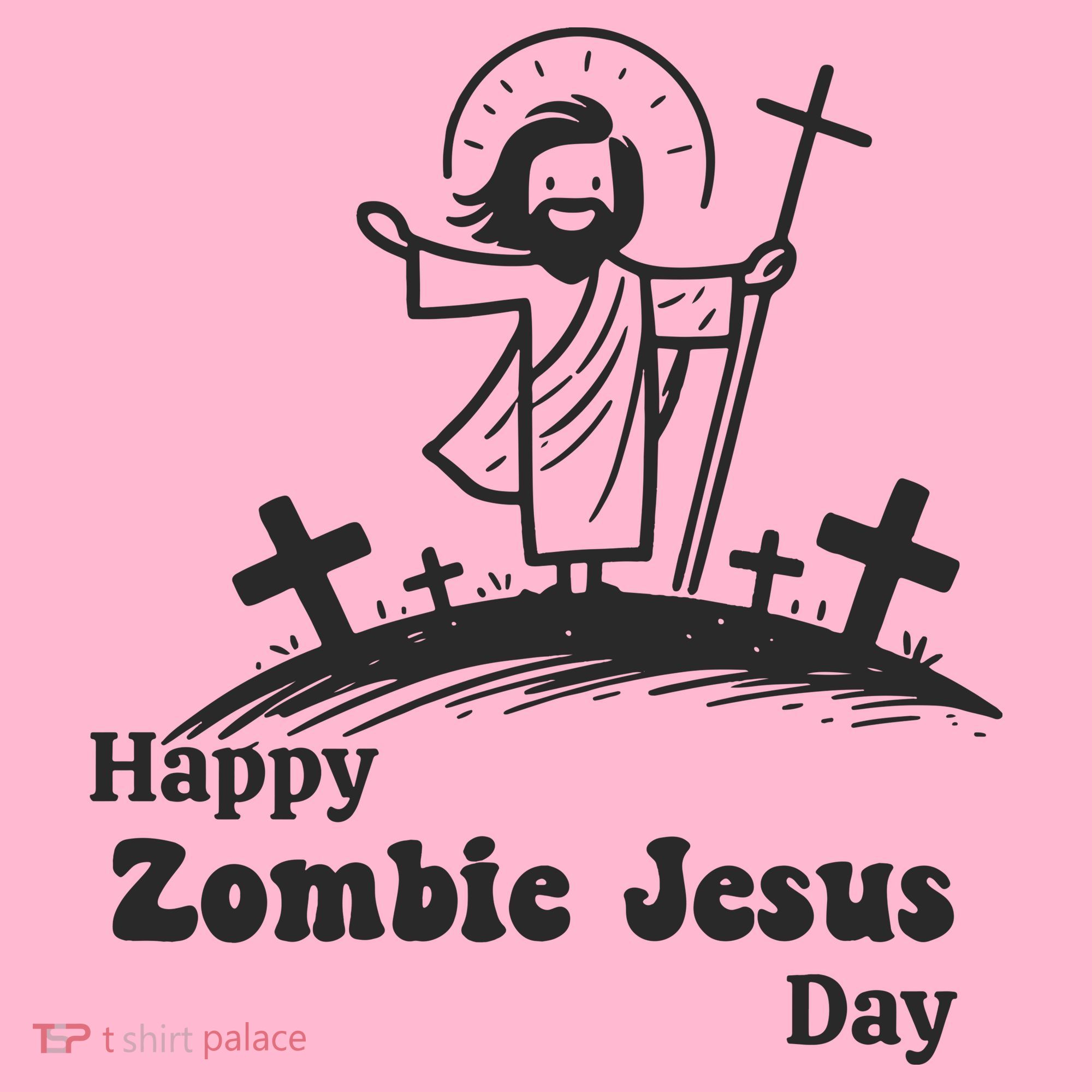 Funny Zombie Jesus Coaster