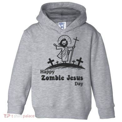 Funny Zombie Jesus Toddler Hoodie