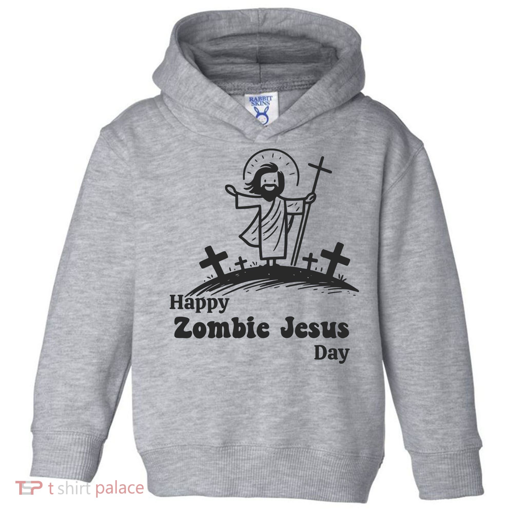 Funny Zombie Jesus Toddler Hoodie