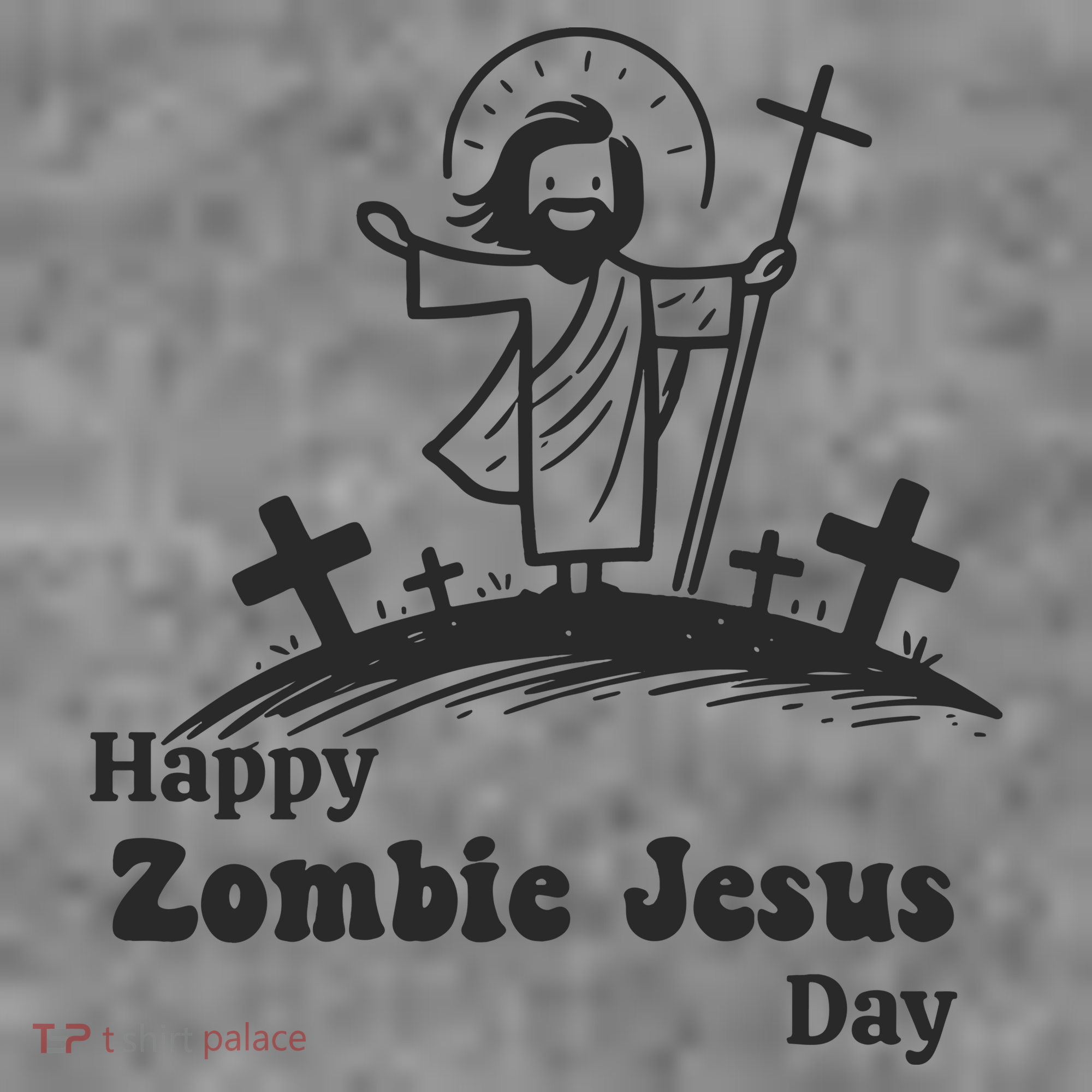 Funny Zombie Jesus Toddler Hoodie