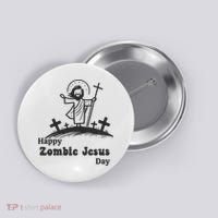 Funny Zombie Jesus Button thumb 0