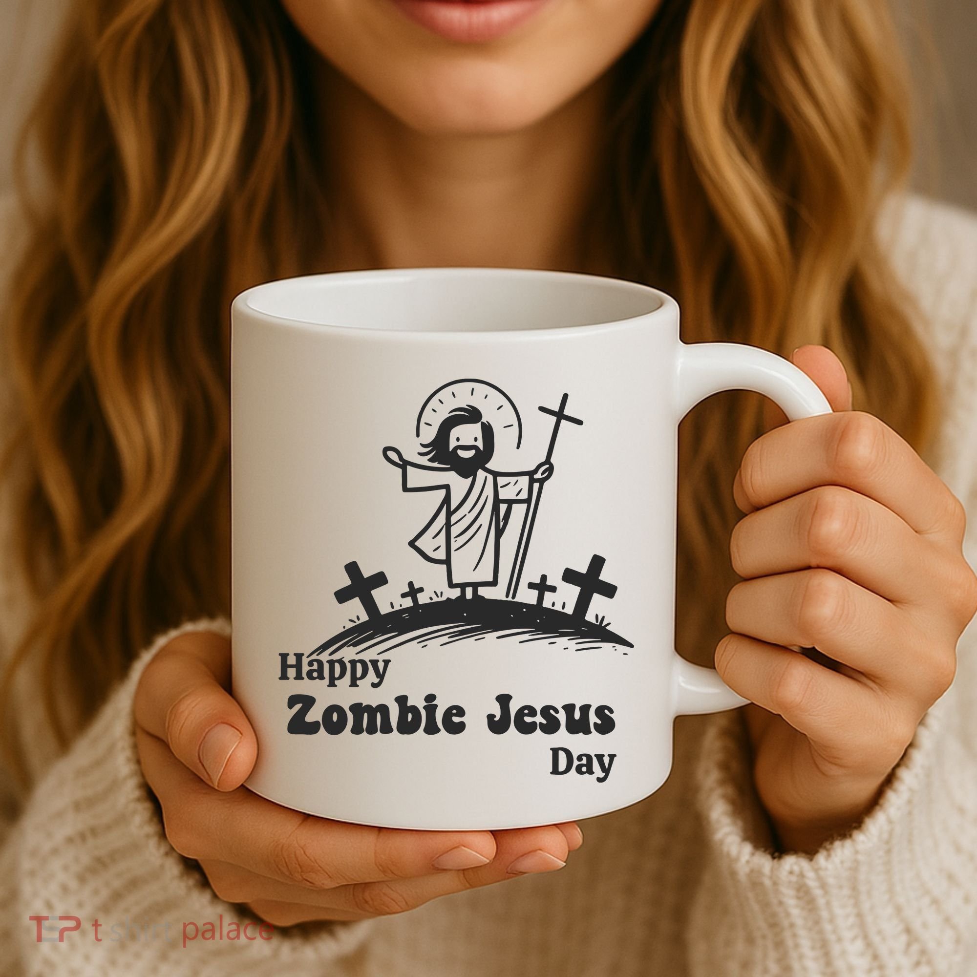 Funny Zombie Jesus Coffee Mug