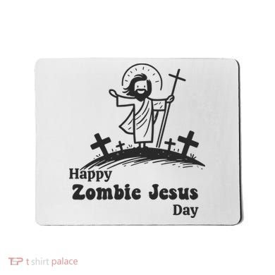 Funny Zombie Jesus Mousepad