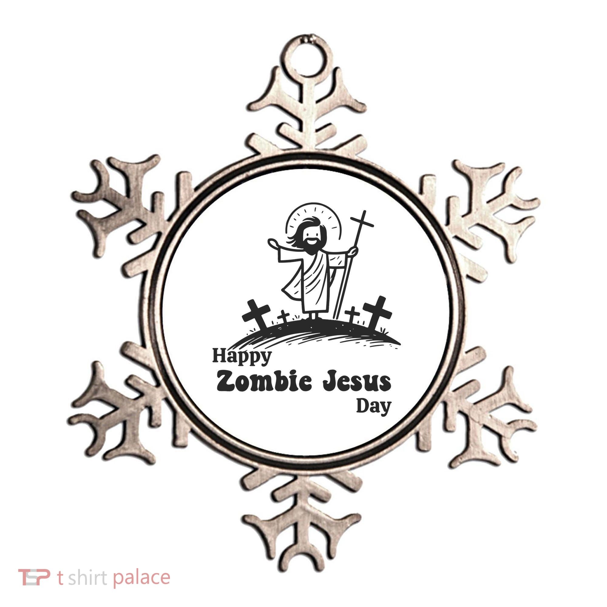 Funny Zombie Jesus Ornament