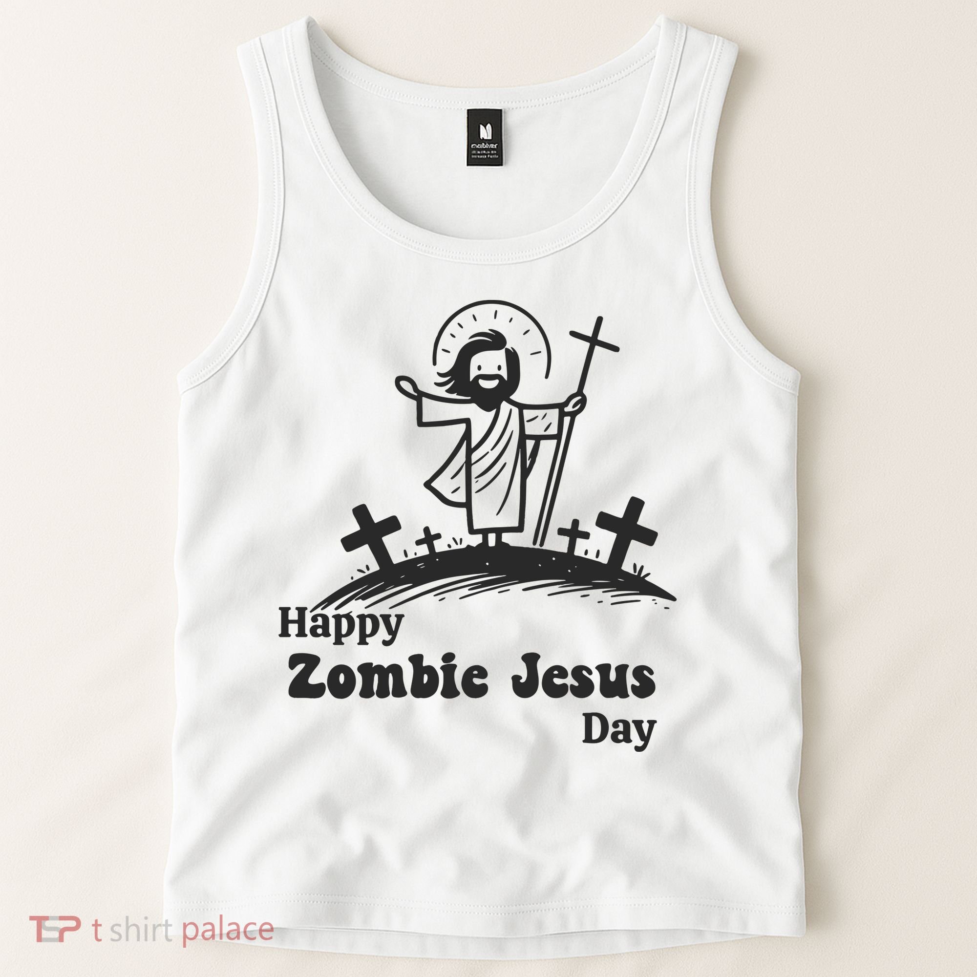 Funny Zombie Jesus Tank Top