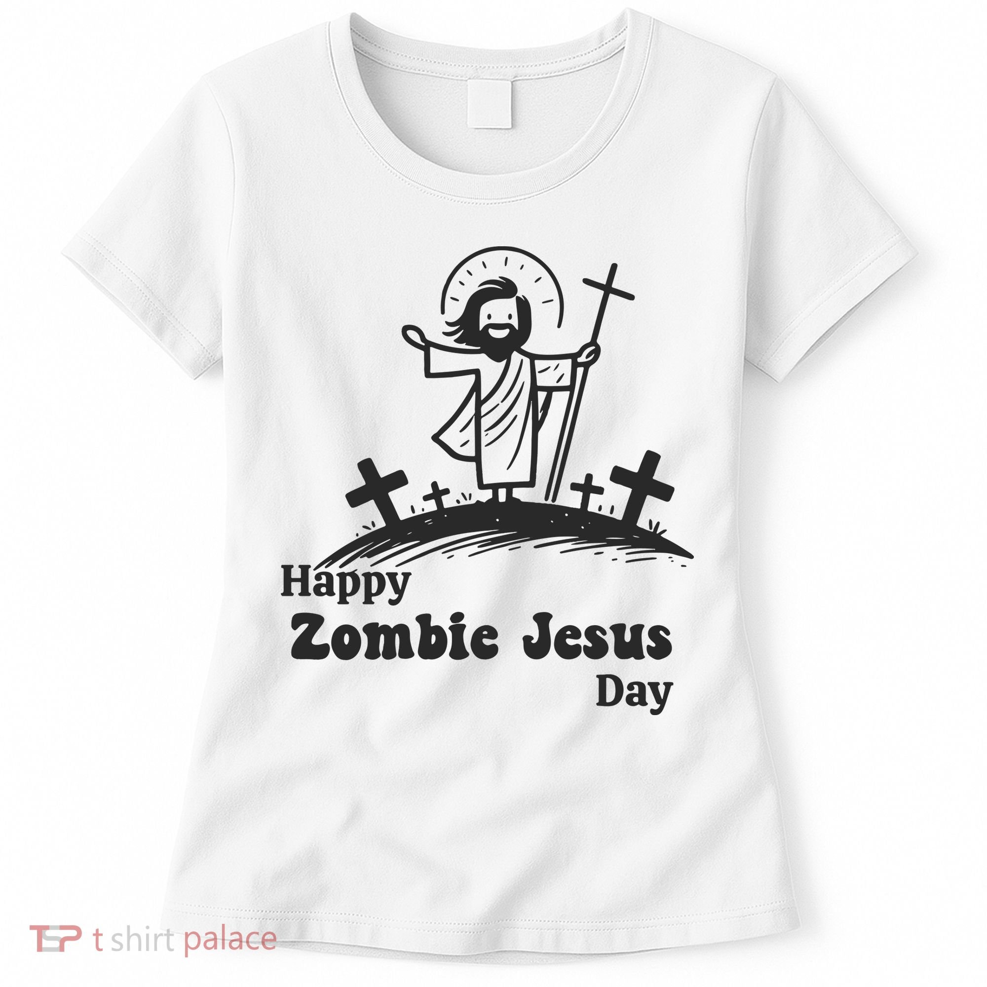Funny Zombie Jesus Women's T-Shirt