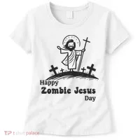 Funny Zombie Jesus Women's T-Shirt thumb 0