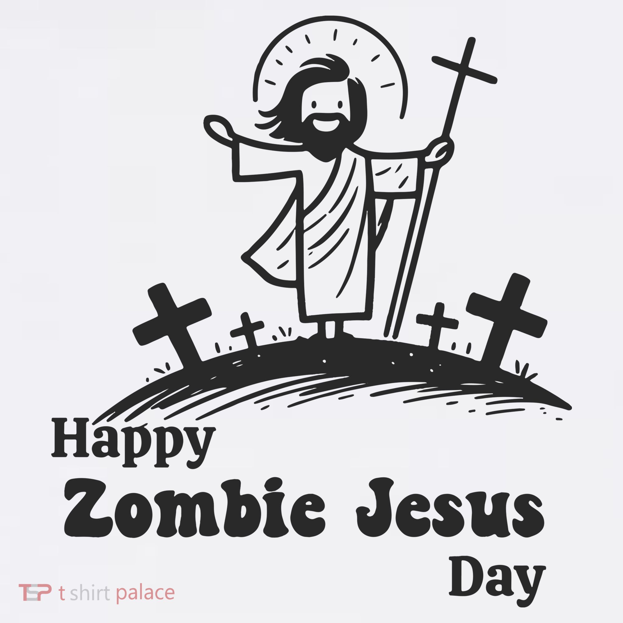 Funny Zombie Jesus Kids Sweatshirt