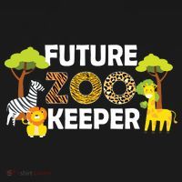 Future Zoo Keeper Safari Trip Zoo Keeper Adventure Wildlife Cropped Pullover Crew thumb 4