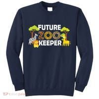 Future Zoo Keeper Safari Trip Zoo Keeper Adventure Wildlife Tall Sweatshirt thumb 0