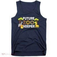 Future Zoo Keeper Safari Trip Zoo Keeper Adventure Wildlife Tank Top thumb 0
