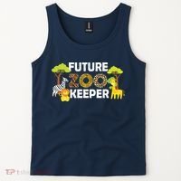 Future Zoo Keeper Safari Trip Zoo Keeper Adventure Wildlife Tank Top thumb 2