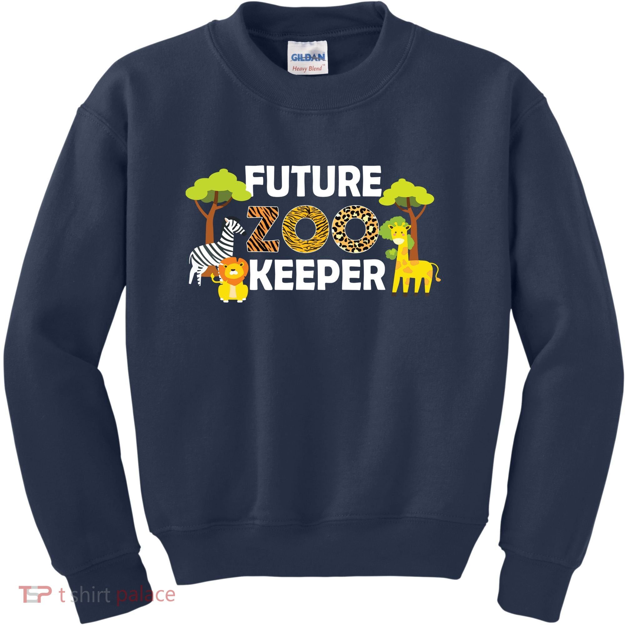 Future Zoo Keeper Safari Trip Zoo Keeper Adventure Wildlife Kids Sweatshirt
