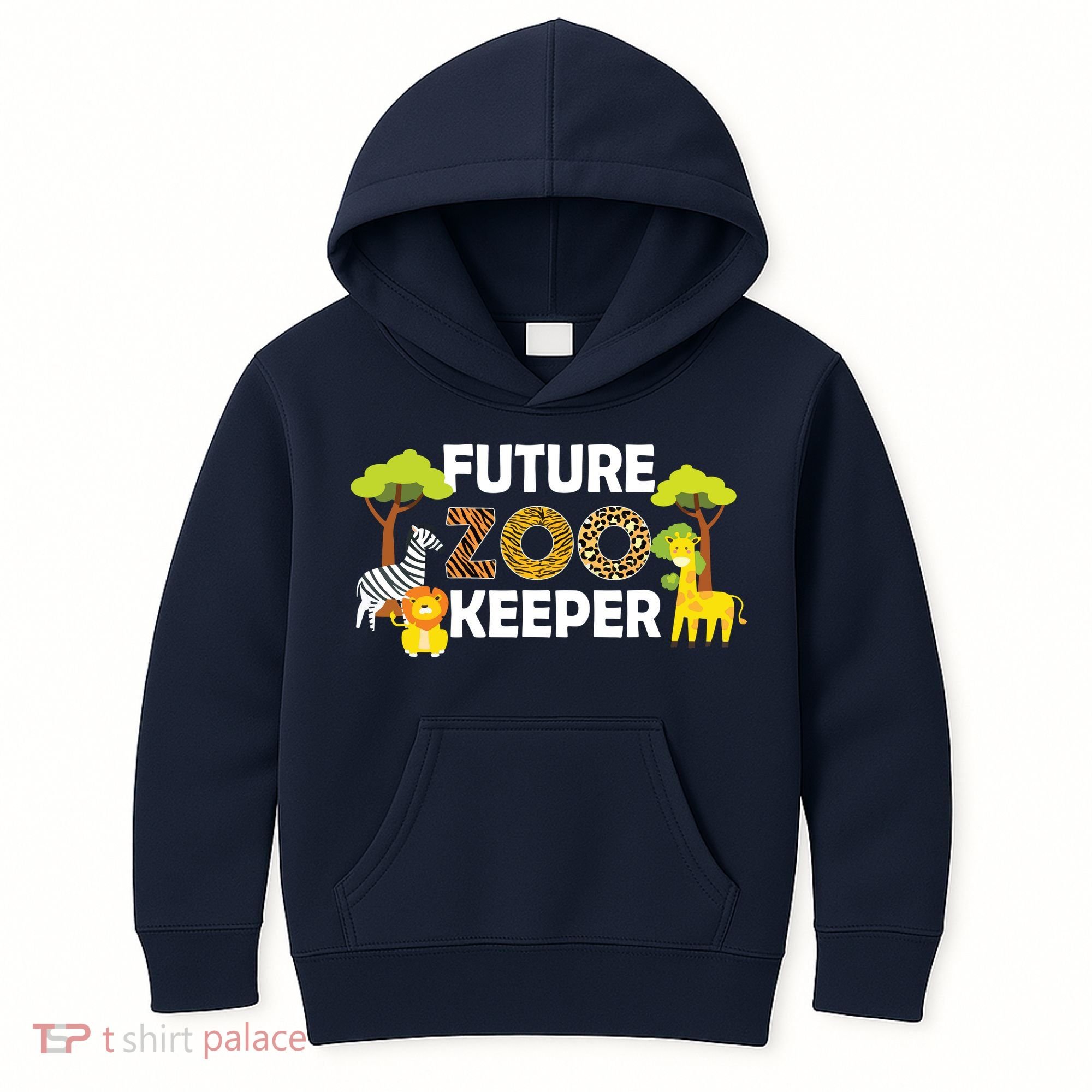 Future Zoo Keeper Safari Trip Zoo Keeper Adventure Wildlife Kids Hoodie